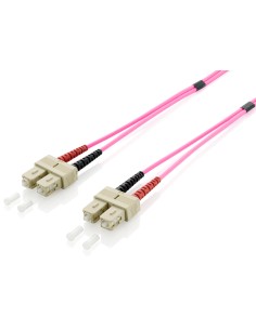 255522 cable de fibra optica 2 m SC OM4 Violeta