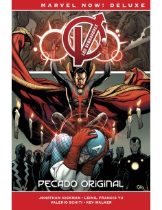 Reedicion marvel now deluxe los vengadores de j hickman 7 pecado original
