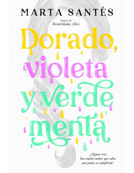 Dorado violeta y verde menta