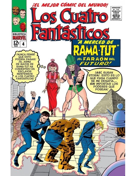 BIBLIOTECA MARVEL LOS CUATRO FANTASTICOS 4