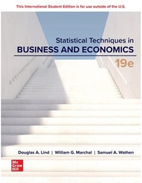 Statistical Techniques In Business And Economics