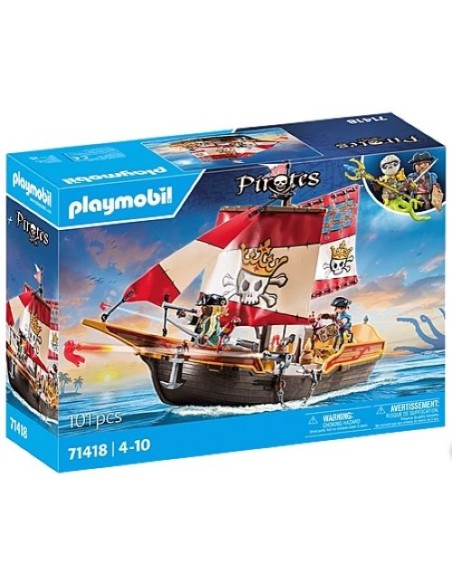 BARCO PIRATA DE PLAYMOBIL