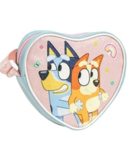 BOLSO CORAZON BLUEY 15X14X4CM