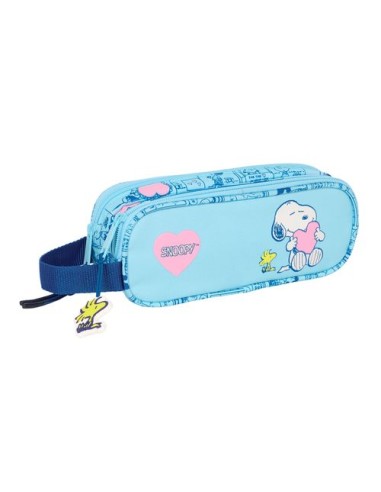PORTATODO DOBLE SNOOPY LOVE 21x8x6cm