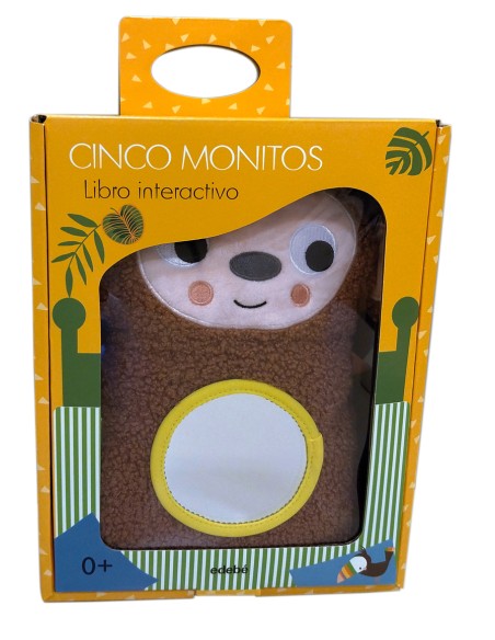 CINCO MONITOS LIBRO INTERACTIVO PARA BEBES