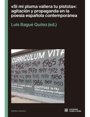 Si mi pluma valiera tu pistola