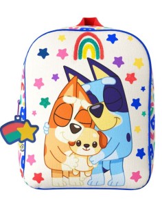 MOCHILA 30 CM BLUEY RAINBOW