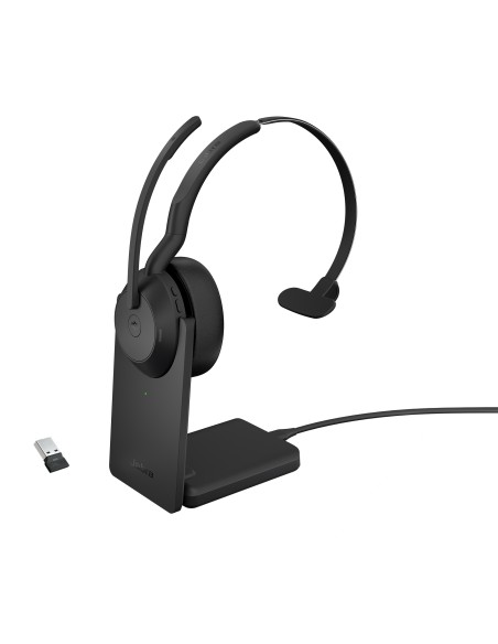 25599-899-989 auricular y casco Auriculares Inalámbrico y alámbrico Diadema Oficina/Centro de llamadas Bluetooth Base de carga 