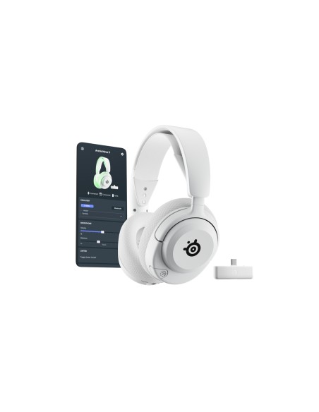 Arctis Nova 5X Wireless Auriculares Inalámbrico Diadema Juego USB Tipo C Bluetooth Blanco