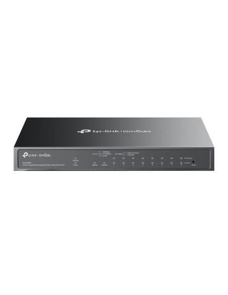 Omada ES210GMP switch Gestionado Gigabit Ethernet (10/100/1000) Energía sobre Ethernet (PoE) Negro
