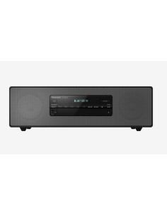 STEREO IN LEGNO DAB+ 40 W Minicadena de música para uso doméstico Negro