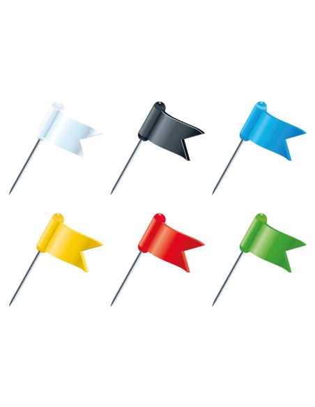 C.20 AGUJAS BANDERAS EXACOMPTA STDO 14099E