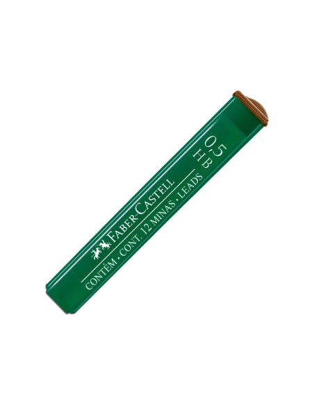 EST. 12 MINAS FABER CASTELL POLY 0.5MM HB