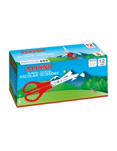 PT0001 tijera de escritorio y manualidades Universal Corte recto Azul, Verde, Rojo