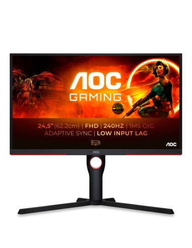 G3 25G3ZM/BK pantalla para PC 62,2 cm (24.5") 1920 x 1080 Pixeles Full HD Negro, Rojo