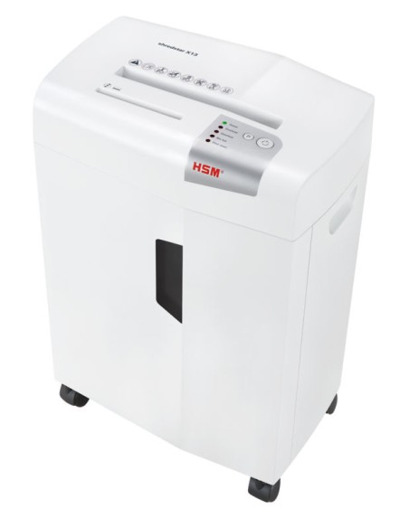 X13 triturador de papel Corte en partículas 57 dB 4 mm Plata, Blanco