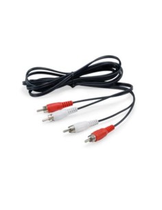 147094 cable de audio 2,5 m 2 x RCA Negro