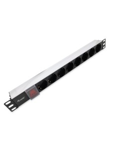 333293 unidad de distribución de energía (PDU) 8 salidas AC 1U Negro, Plata