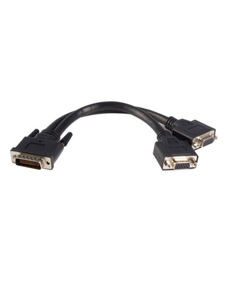 Cable de 0,2m de LFH59 DMS-59 a doble dual VGA - DMS59 Macho - 2x VGA Hembra