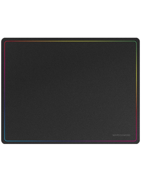 MMP124, Alfombrilla Gaming 360x260mm, Diseño de Bordes Rainbow, Base Antideslizante de Caucho Natural, Superficie Nanotextil de 