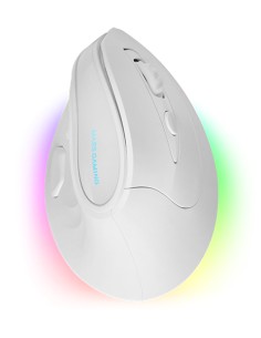 MM-SK, Ratón Gaming Inalámbrico Vertical, Diseño Ergonómico, Iluminación RGB Chroma, Sensor Óptico Pixart 8400DPI, Switches Mecá