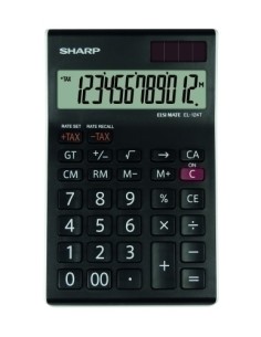CALCULADORA SOBR.SHARP 12 DIG. EL-124T