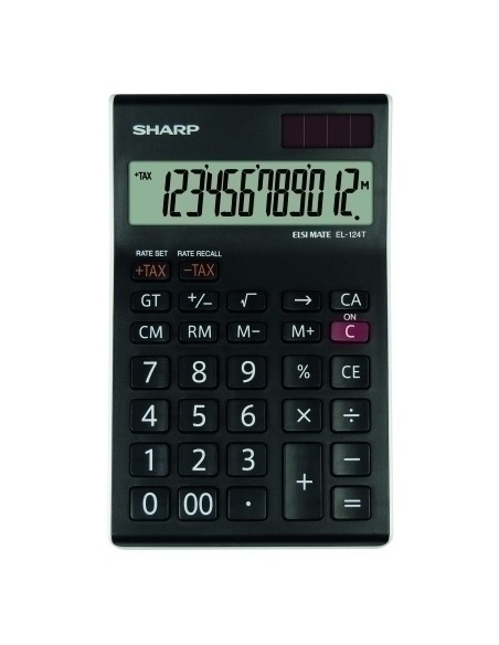 CALCULADORA SOBR.SHARP 12 DIG. EL-124T