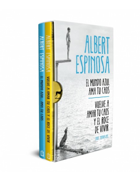 Albert Espinosa edicion estuche con El mundo azul Ama tu caos Vuelve a amar tu caos y el roce de vivir