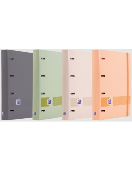 C 10 carpebloc polyfoam boreal a4 4 anillas 35mm con recambio cuadricula 5x5 colores surtidos