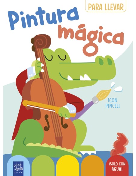 Pintura magica para llevar Cocodrilo