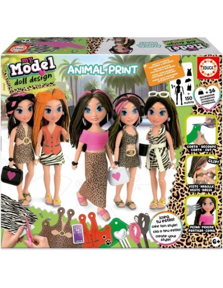 MY MODEL DOLL DESIGN ANIMAL PRINT