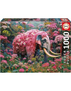 PUZZLE 1000 PIEZAS ELEFANTE FLORAL