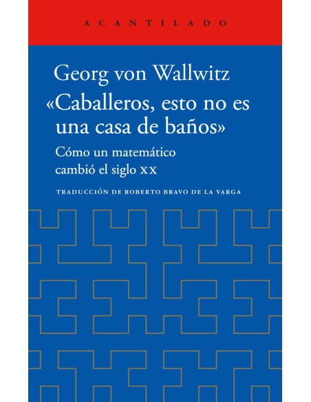 Caballeros esto no es una casa de banos