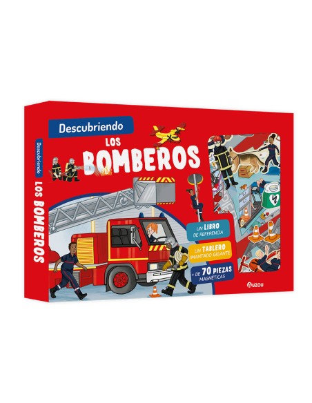 Descubriendo a los bomberos Tablero magnetico