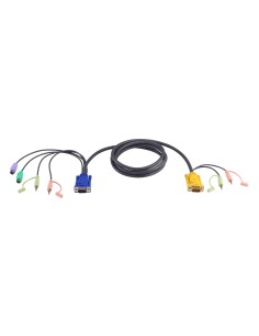Cable KVM PS/2 con audio y SPHD 3 en 1 de 3 m