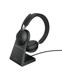 Evolve2 65, UC Stereo Auriculares Inalámbrico Diadema Oficina/Centro de llamadas USB tipo A Bluetooth Negro