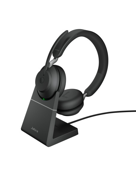 Evolve2 65, UC Stereo Auriculares Inalámbrico Diadema Oficina/Centro de llamadas USB tipo A Bluetooth Negro