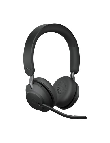 Evolve2 65, UC Stereo Auriculares Inalámbrico Diadema Oficina/Centro de llamadas USB tipo A Bluetooth Negro