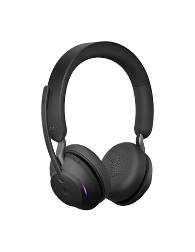 Evolve2 65, MS Stereo Auriculares Inalámbrico Diadema Oficina/Centro de llamadas USB Tipo C Bluetooth Negro