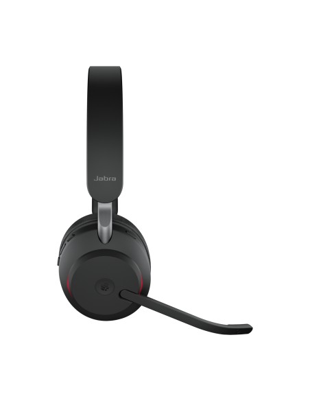 Evolve2 65, MS Stereo Auriculares Inalámbrico Diadema Oficina/Centro de llamadas USB Tipo C Bluetooth Negro