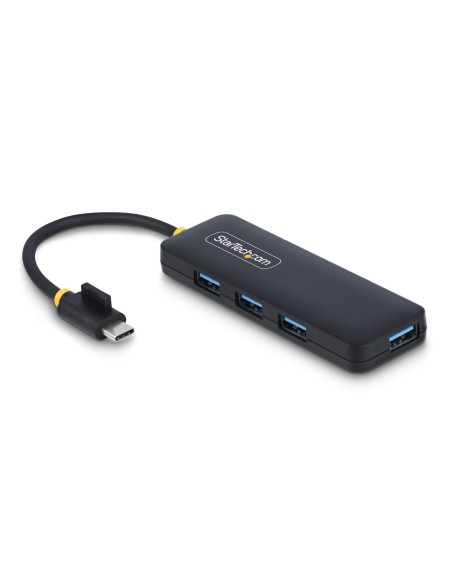 Hub USB-C de 4 Puertos - Ladrón USB Tipo C a 4 Puertos USB-A - Alimentado por el Bus - USB 3.0 de 5Gbps - Hub Portátil USB para 