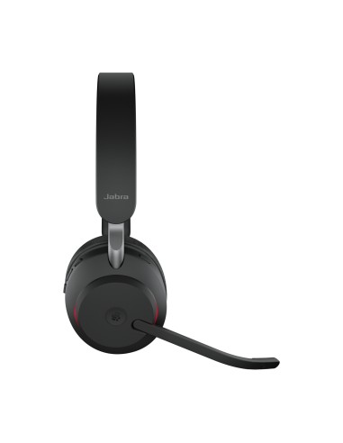 Evolve2 65, MS Stereo Auriculares Inalámbrico Diadema Oficina/Centro de llamadas USB tipo A Bluetooth Negro