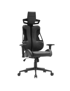 MGC-ELITE, Silla Gaming Ergonómica, Respaldo Flexible Adaptativo, Reposabrazos Ajustables 2D, Asiento Reclinable, Acabado Cuero 