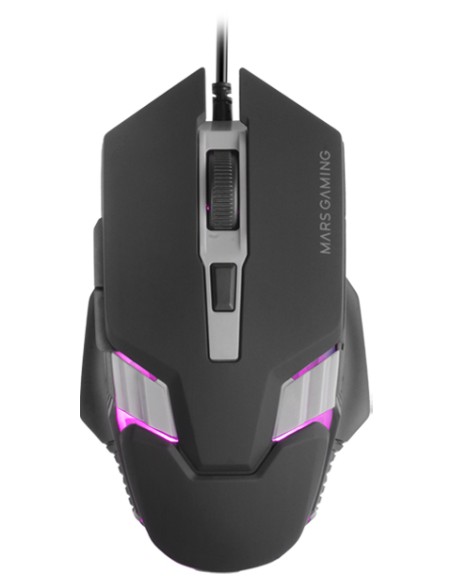 MM024, Ratón Gaming RGB, Sensor Óptico 4000 DPI, Switches Mecánicos Huano, Iluminación RGB Flow, Ajuste On-the-fly 1200 / 2400 /