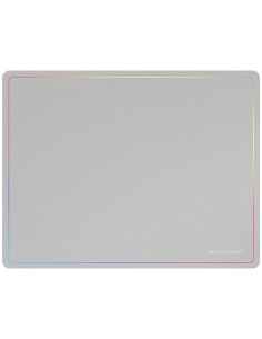 MMP124, Alfombrilla Gaming 360x260mm, Diseño de Bordes Rainbow, Base Antideslizante de Caucho Natural, Superficie Nanotextil de