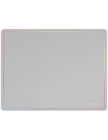 MMP124, Alfombrilla Gaming 360x260mm, Diseño de Bordes Rainbow, Base Antideslizante de Caucho Natural, Superficie Nanotextil de 