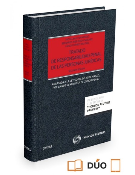 TRATADO DE RESPONSABILIDAD PENAL DE LAS PERSONAS JURIDICAS PAPEL E BOOK