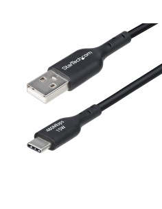 Cable Cargador USB-A a USB-C de 1m - Cable Adaptador USB-A a USB Tipo C - 3A - Cable de Carga y Sincronización - USB 2.0 - Recub