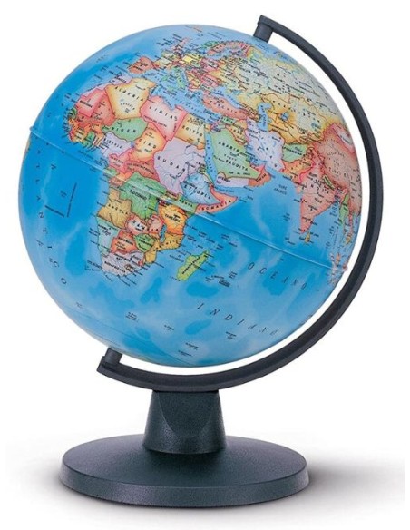 MINI GLOBO TERRAQUEO POLITICO 16 CM