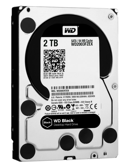 Black disco duro interno 2 TB 7200 RPM 64 MB 3.5" Serial ATA III